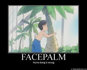 Facepalm-wrong