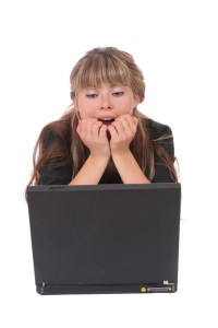 shocked business woman