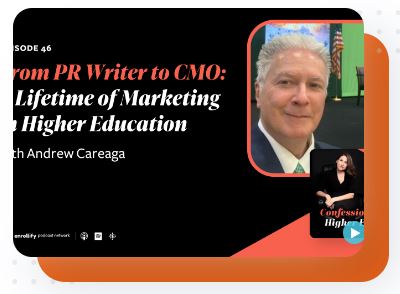 (Off topic) I’m featured in ‘Confessions of a Higher Ed CMO’&nbsp;podcast